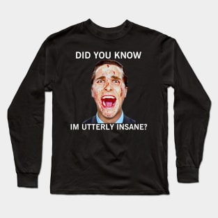 Bateman Quote Long Sleeve T-Shirt